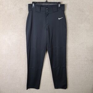 Nike Baseball Pants Mens Medium Black Athletic Sportswear Polyester